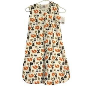 Hudson Baby Sleeping Bag Sack Zip Cotton Fox Moose 12-18 mo 22-28 Owl Squirrel